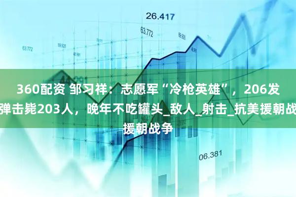 360配资 邹习祥：志愿军“冷枪英雄”，206发子弹击毙203人，晚年不吃罐头_敌人_射击_抗美援朝战争