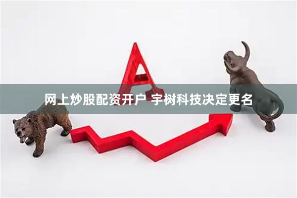 网上炒股配资开户 宇树科技决定更名